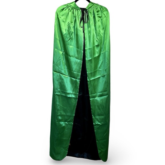 Crizcape Reversible Satin Hooded Cape Witch Warlock Superhero Fairytale - Picture 1 of 3